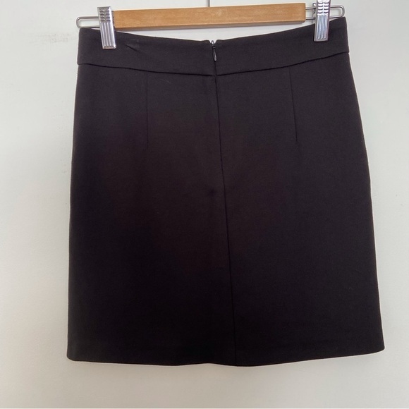 Esprit Black mini skirt soft jersey stretchy contemporary size 0 - Picture 2 of 13